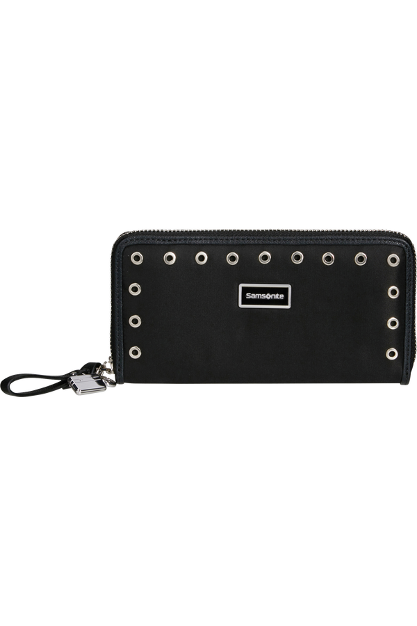 Samsonite Karissa 2.0 Slg 419 - L Zip Arount Eylt L  Black/Eyelets