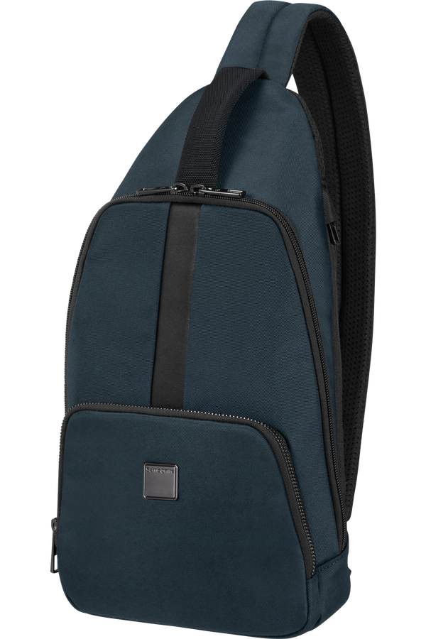 Samsonite Sacksquare Sling Bag M  Blauw Samsonite Sacksquare Sling Bag M  Blauw