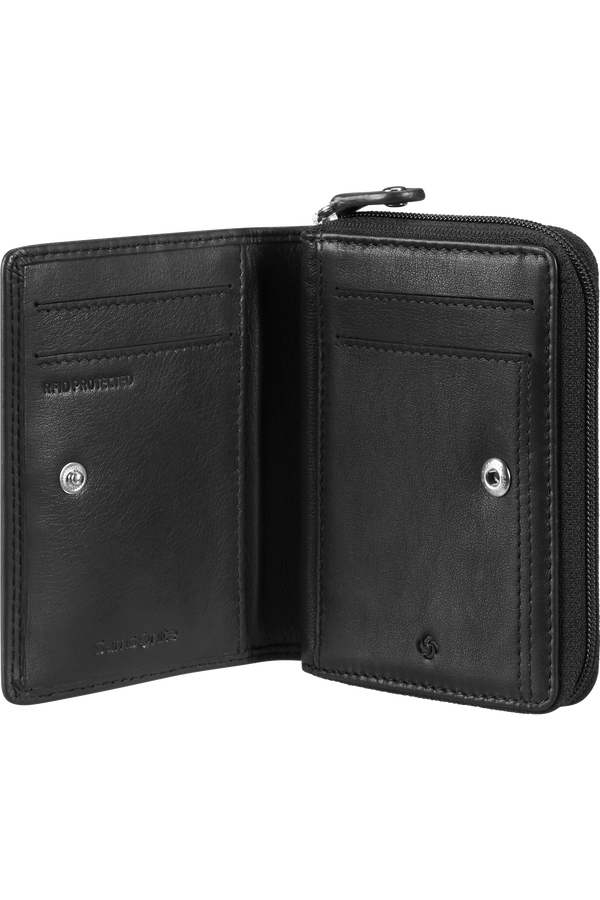 Samsonite Attack 2 Slg 739 - 8CC + 2 GUSS ZIP  Zwart