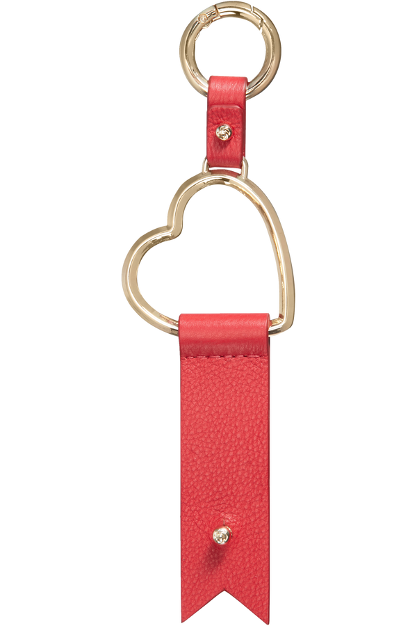 Samsonite Lady Charmy Heart Key Ring Rood Samsonite Lady Charmy Heart Key Ring Rood
