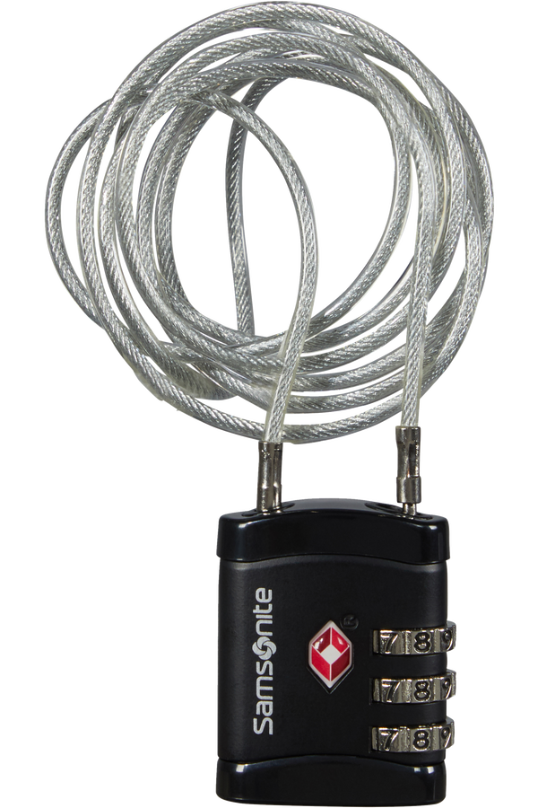Samsonite Global Ta Long Cablelock TSA Zwart Samsonite Global Ta Long Cablelock TSA Zwart
