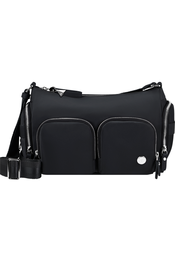 Samsonite Karissa Evo Shoulder Bag Multi Pkt  Zwart