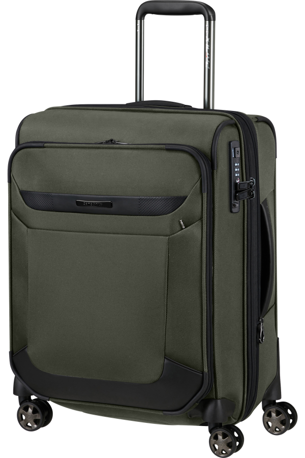 Samsonite Pro-DLX 6 Spinner Expandable 55cm  Groen