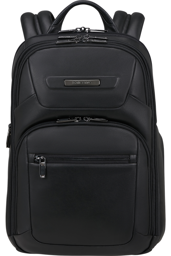 Samsonite Pro-Dlx 6 Leather Backpack 14.1'  Zwart