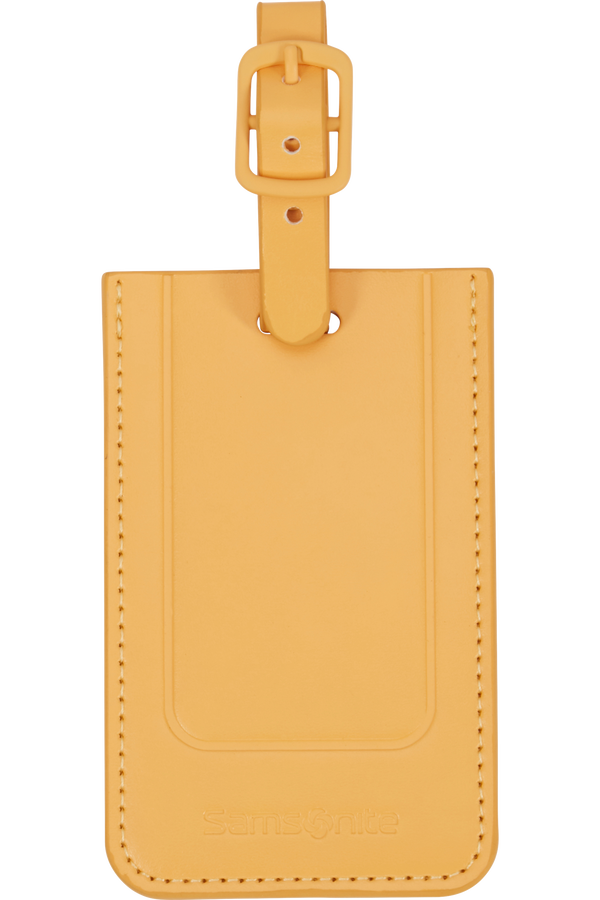 Samsonite Ta Revolution Rectangle Luggage Tag x2  Geel
