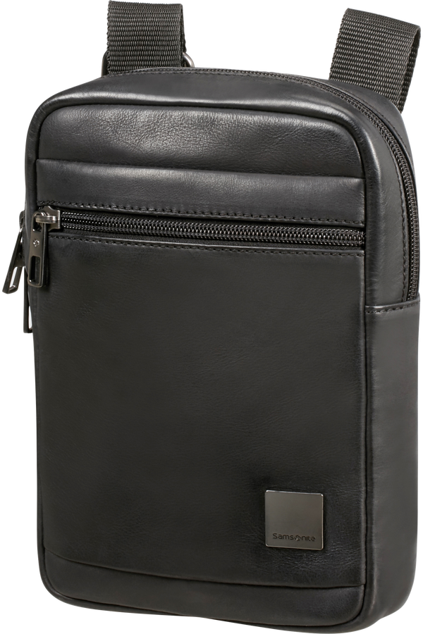 Samsonite Hip-Square Lth Crossover S  Zwart