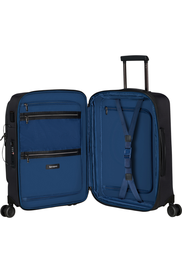 Samsonite Splendix Spinner DF Expandable 55cm  Zwart