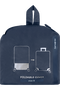 Samsonite Ta Revolution Foldable Luggage Cover S  Midnight Blue