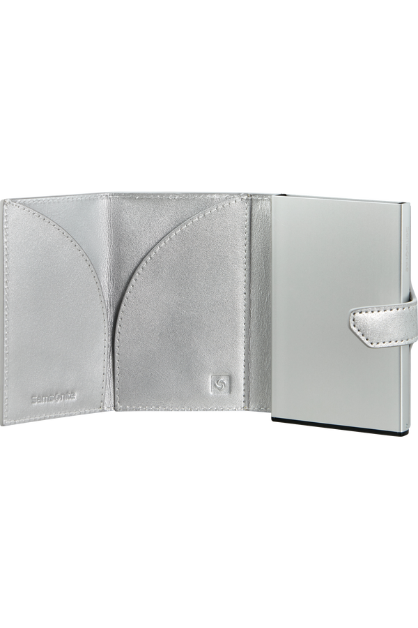 Samsonite Alu Fit Slide-up Wallet Proxis  Zilver