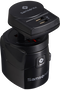 Samsonite Travel Accessories World Adaptor Pro 3-P+USB Zwart Samsonite Travel Accessories World Adaptor Pro 3-P+USB Zwart