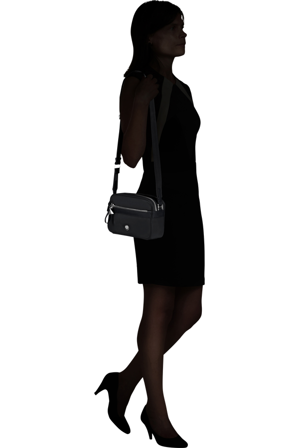 Samsonite Karissa Evo Shoulder Bag 2 Comp  Zwart Samsonite Karissa Evo Shoulder Bag 2 Comp  Zwart