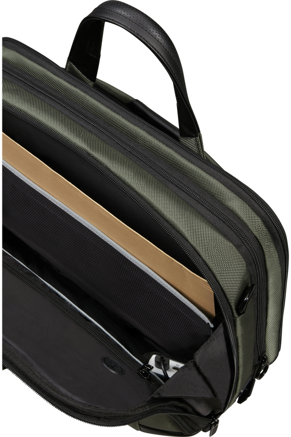 Samsonite Pro-Dlx 6 Bailhandle Expandable 15.6'  Groen
