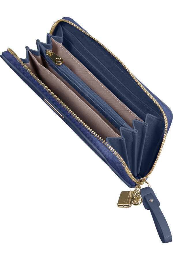 Samsonite Karissa 2.0 Slg 319 - L Zip Around L  Midnight Blue Samsonite Karissa 2.0 Slg 319 - L Zip Around L  Midnight Blue