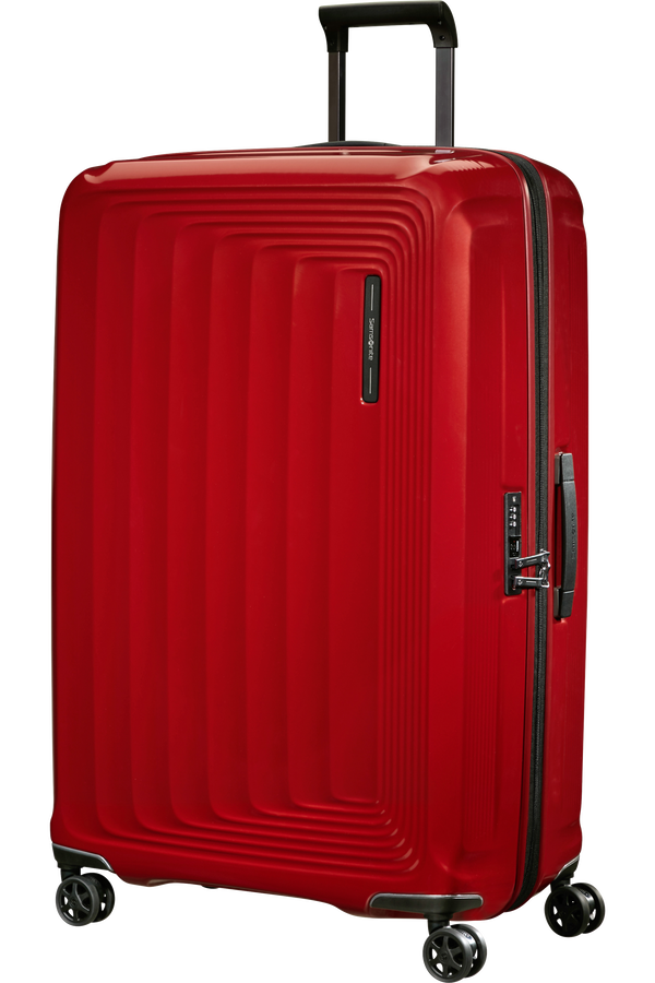 Samsonite Nuon Spinner Expandable 81cm  Metallic Rood