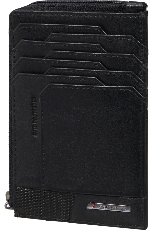 Samsonite Pro-Dlx 6 Slg 727-ALL IN ONE WALLET ZIP  Zwart