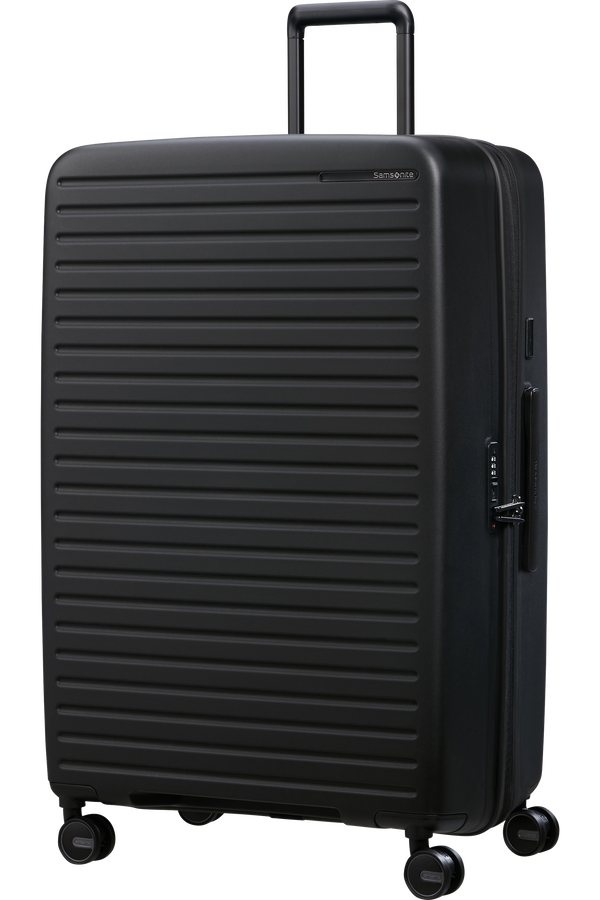 Samsonite Restackd Spinner Expandable 81cm  Zwart