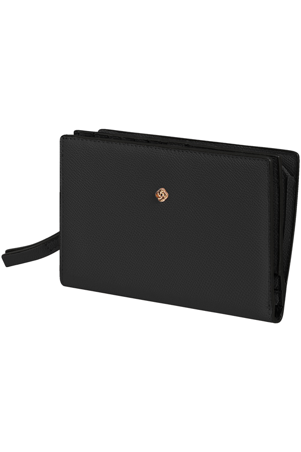 Samsonite Chromate Slg 340 - W 12CC+ZIP EXT  Zwart