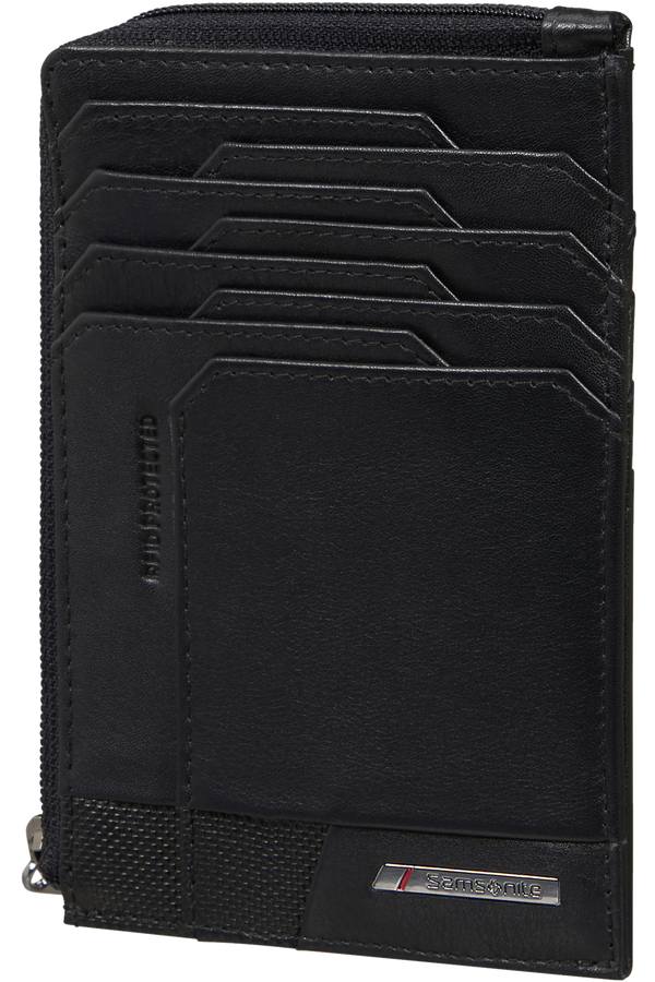 Samsonite Pro-Dlx 6 Slg 727-ALL IN ONE WALLET ZIP  Zwart