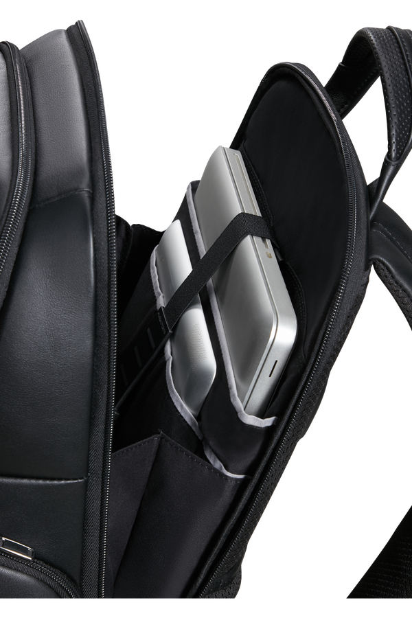 Samsonite Pro-Dlx 6 Leather Backpack 15.6'  Zwart