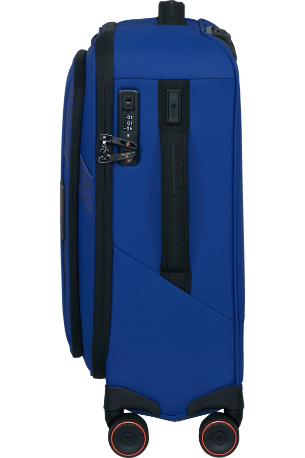 Samsonite Glazed Spinner Expandable 55cm  Electric blue