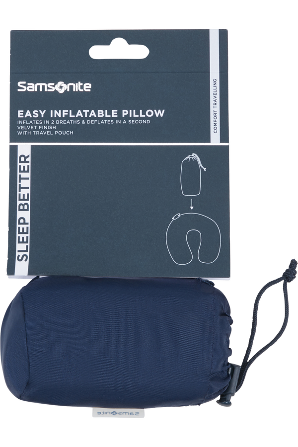 Samsonite Ta Revolution Easy Inflatable Pillow  Midnight Blue