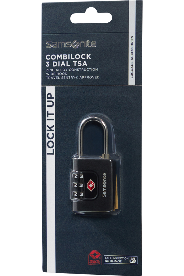 Samsonite Ta Revolution Combilock 3 dial TSA  Zwart