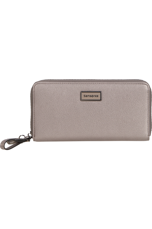 Samsonite Karissa 2.0 Slg 419 - L ZIP AROUND PU L  Zilver