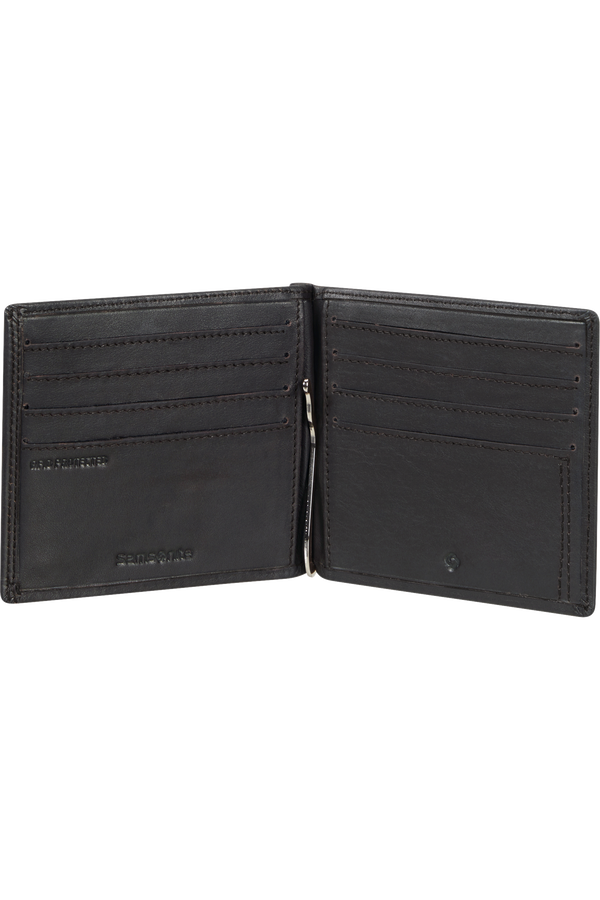 Samsonite Attack 2 Slg 709 - 8CC H+MONEY CLIP  Zwart