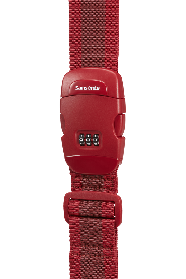 Samsonite Global Ta Luggage Strap/Lock Rood Samsonite Global Ta Luggage Strap/Lock Rood