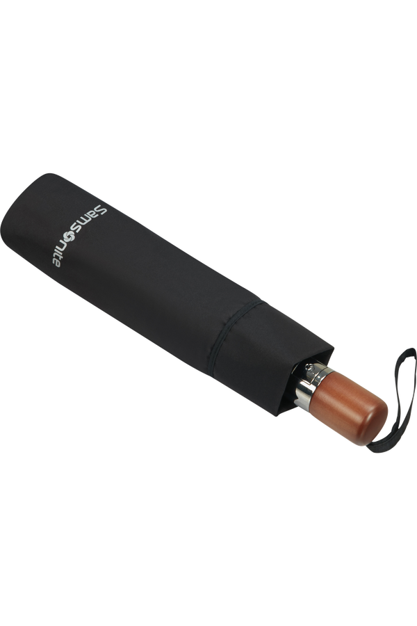 Samsonite Wood Classic S 3 Sect. Auto O/C Short  Zwart