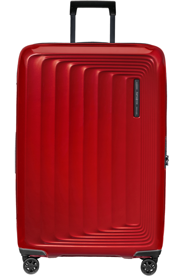 Samsonite Nuon Spinner Expandable 75cm  Metallic Rood