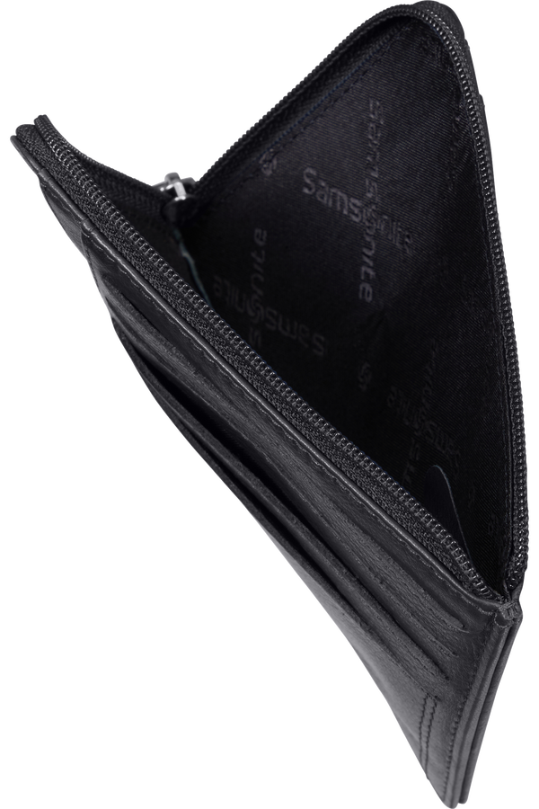 Samsonite Attack 2 Slg 702 - 8CC H + Z COMP  Zwart