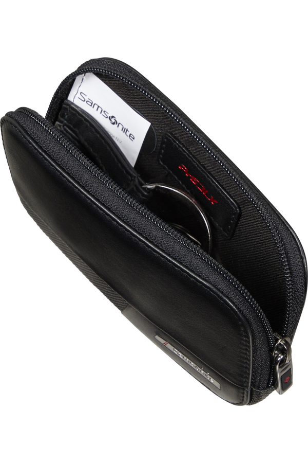 Samsonite Pro-Dlx 6 Slg 524 -Z ROUND KEY POUCH+2R  Zwart Samsonite Pro-Dlx 6 Slg 524 -Z ROUND KEY POUCH+2R  Zwart