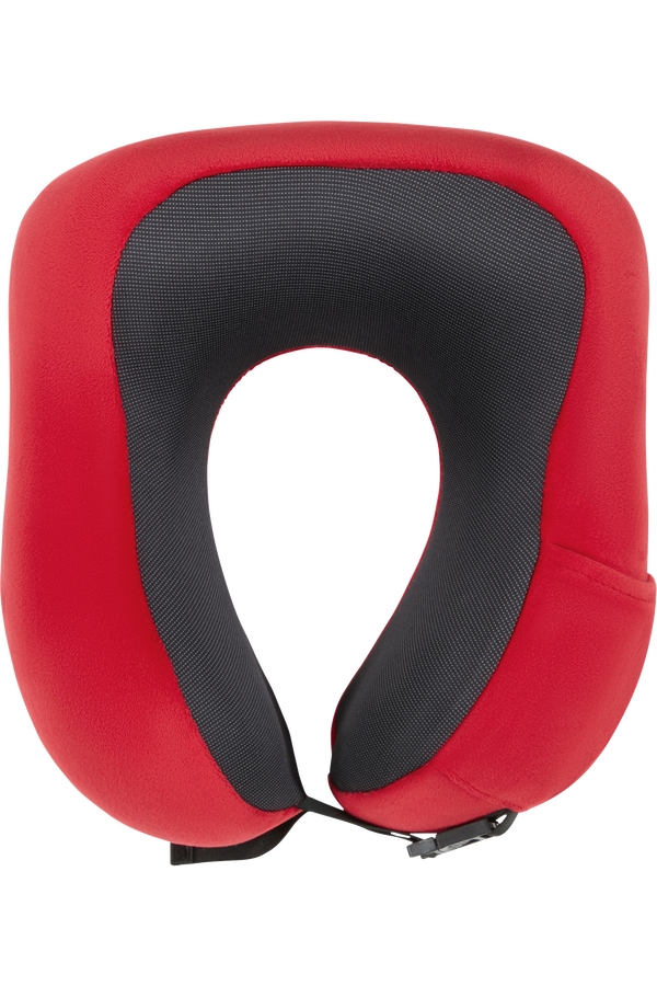 Samsonite Ta Revolution Ergonomic Memory Foam Pillow  Rood