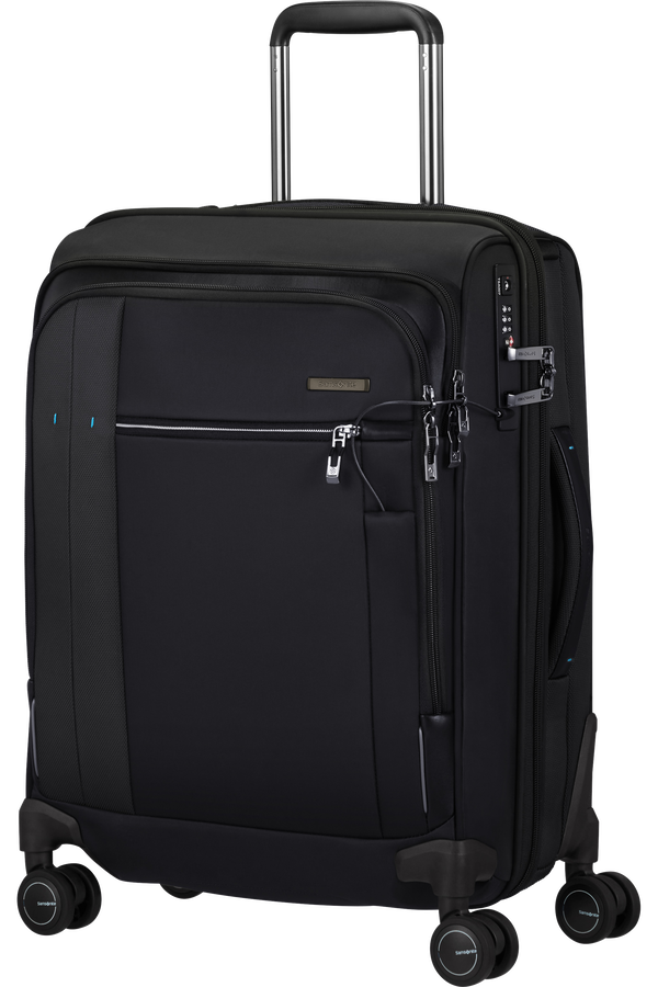 Samsonite Spectrolite 3.0 Trvl Spinner Expandable Double Frame 55cm  Zwart Samsonite Spectrolite 3.0 Trvl Spinner Expandable Double Frame 55cm  Zwart