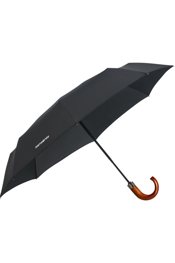 Samsonite Wood Classic S 3 Sect. Auto O/C Crook  Zwart