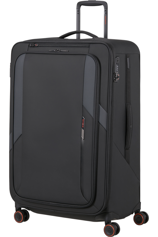 Samsonite Glazed Spinner Expandable 78cm  Zwart
