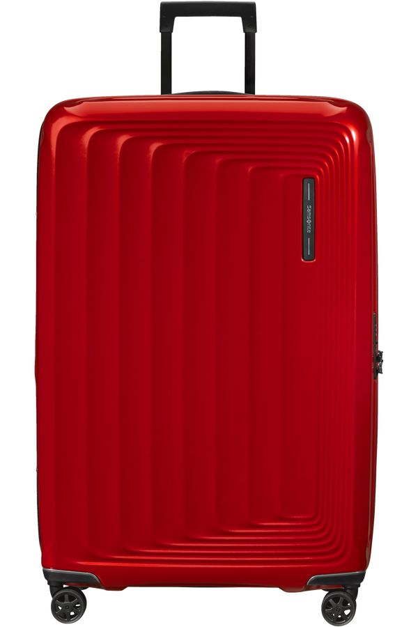 Samsonite Nuon Spinner Expandable 81cm  Metallic Rood