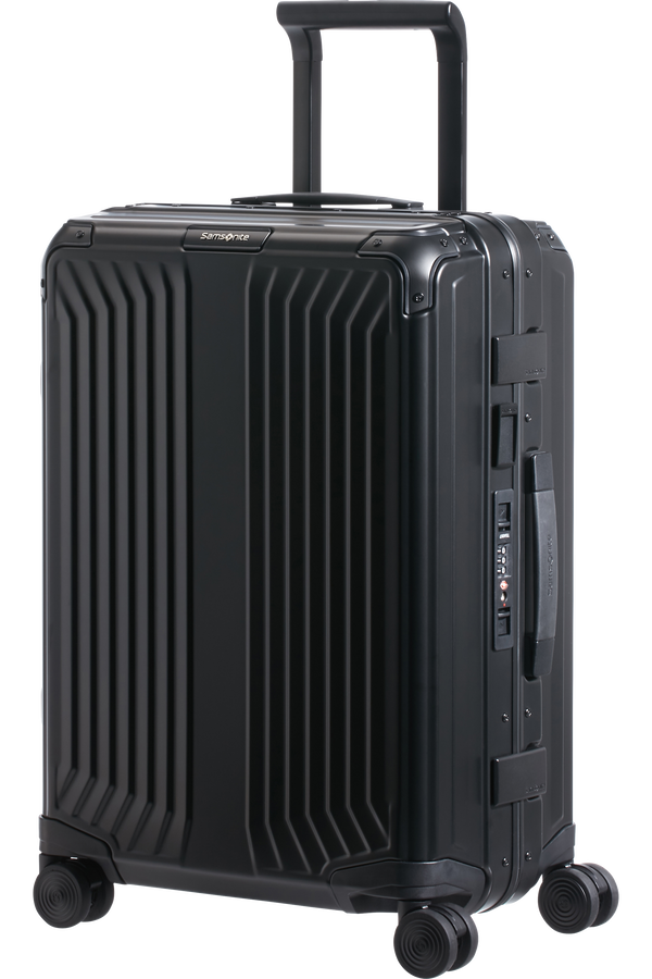 Samsonite Lite-Box Alu Spinner 55cm  Zwart