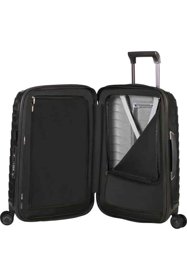 Samsonite Proxis Spinner Expandable 55cm  Zwart