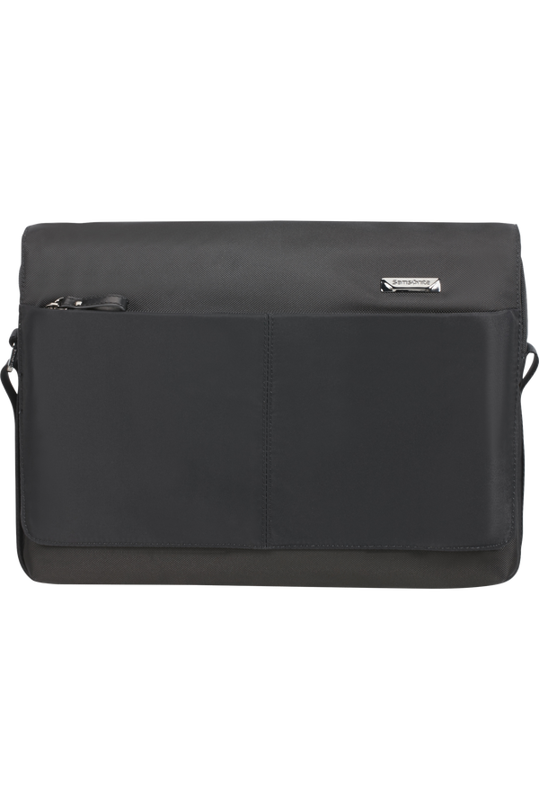 Samsonite Hip-Tech 2 Messenger 12.9'+Flap  Zwart