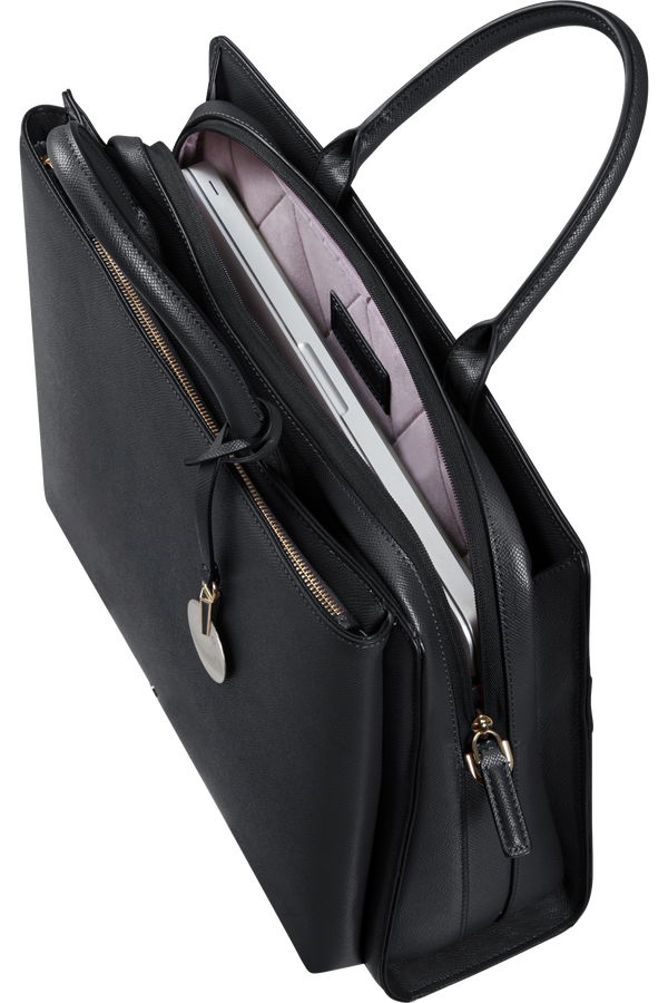 Samsonite Roundtheclock Tote 14.1' M  Zwart Samsonite Roundtheclock Tote 14.1' M  Zwart