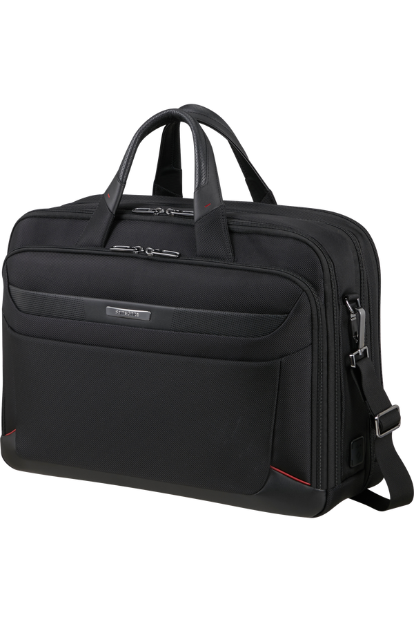 Samsonite Pro-Dlx 6 Bailhandle Expandable 17.3'  Zwart