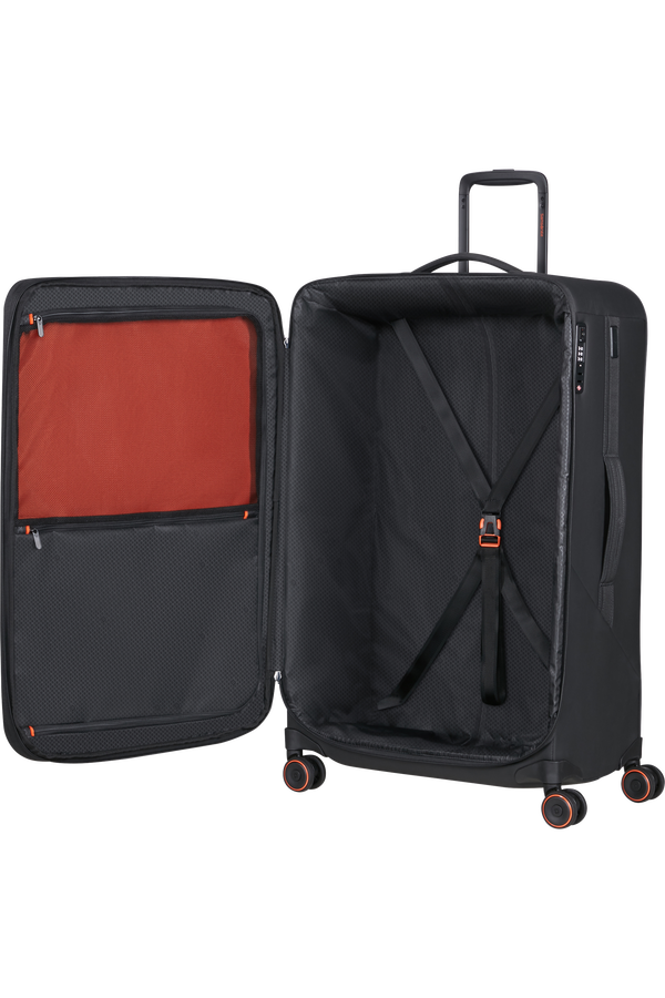 Samsonite Glazed Spinner Expandable 78cm  Zwart