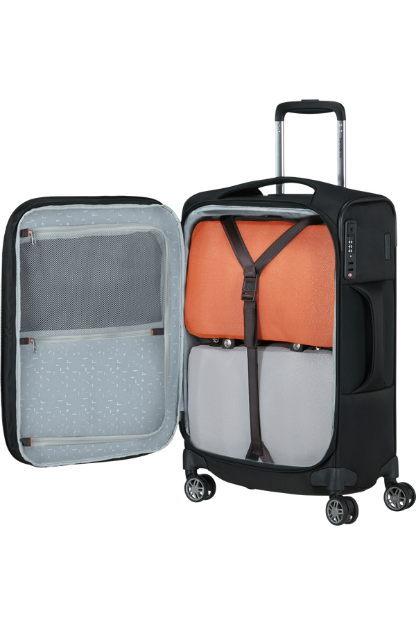 Samsonite Re-Lite Spinner Expandable Lenght 35cm 55cm  Zwart Samsonite Re-Lite Spinner Expandable Lenght 35cm 55cm  Zwart
