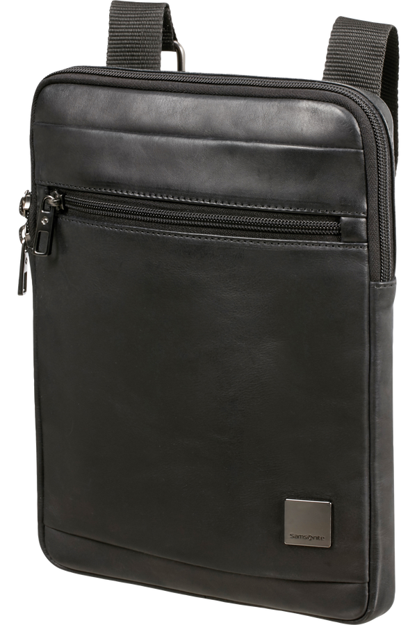 Samsonite Hip-Square Lth Flat Tabl.Cr.Over L  9.7inch Zwart