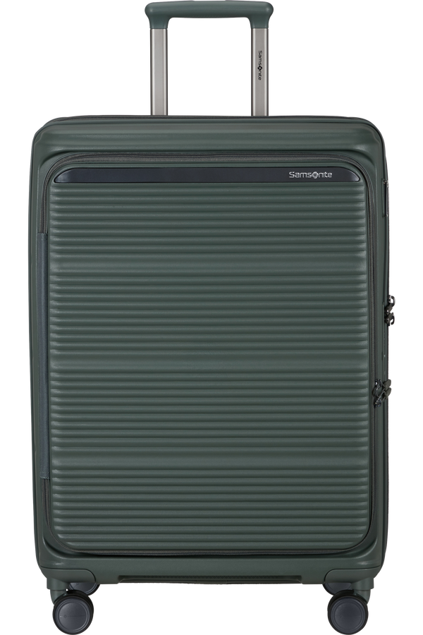 Samsonite Paralux Spinner Expandable Medium Sp 67cm  Olijfgroen