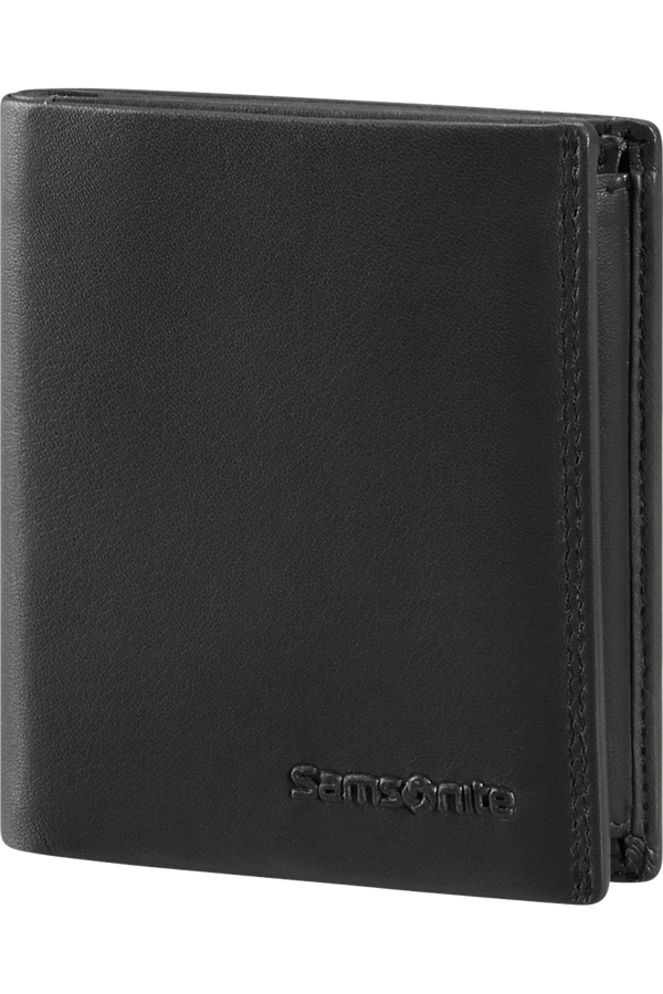 Samsonite Attack 2 Slg 124 - WAL S 3/2CC+COIN+C  Zwart