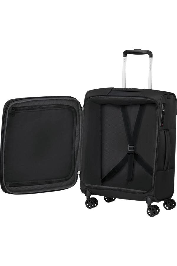 Samsonite GoTwist Spinner Exp 55cm  Zwart