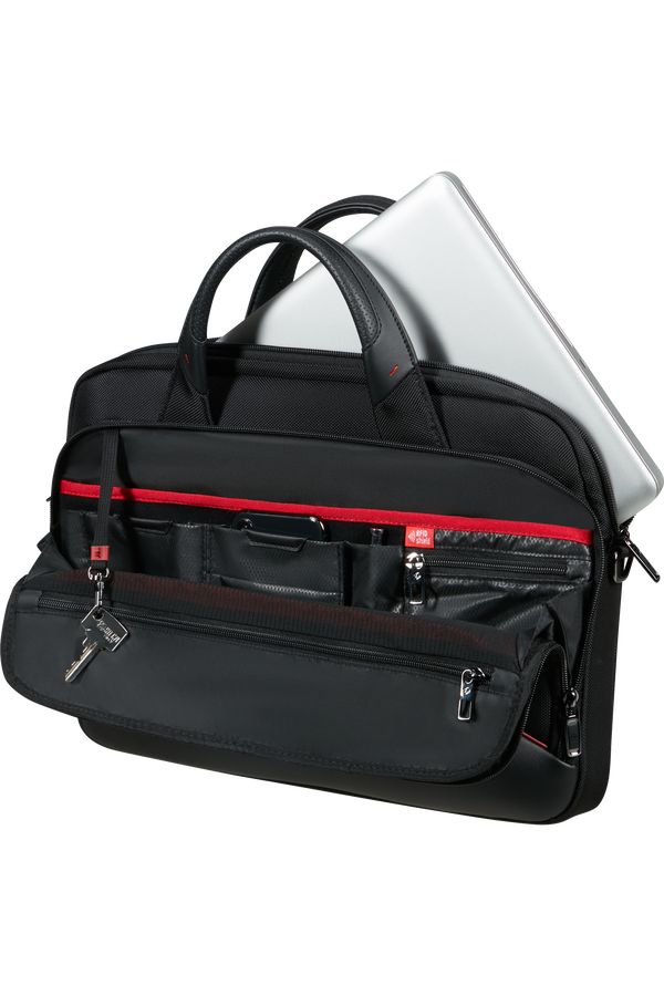 Samsonite Pro-DLX 6 Slim Briefcase 15.6'  Zwart Samsonite Pro-DLX 6 Slim Briefcase 15.6'  Zwart